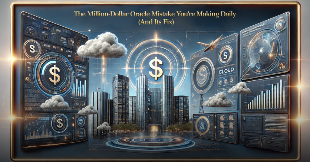 The Million-Dollar Oracle Mistake You're Making Daily (And Its Fix)