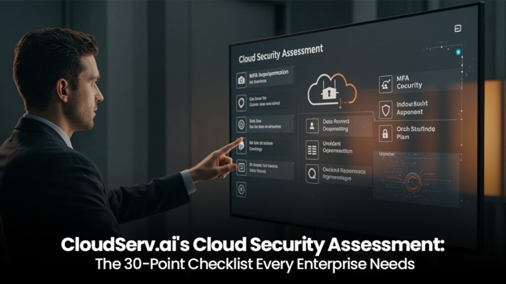 CloudServ.ai's Cloud Security Assessment The 30-Point Checklist Every Enterprise Needs