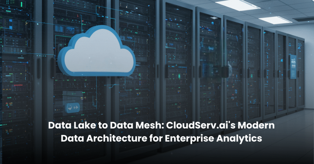 Data Lake to Data Mesh CloudServ.ai's Modern Data Architecture for Enterprise Analytics