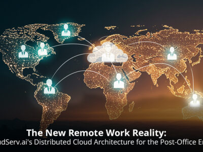 The New Remote Work Reality- CloudServ.ai's Distributed Cloud Architecture for the Post-Office Era