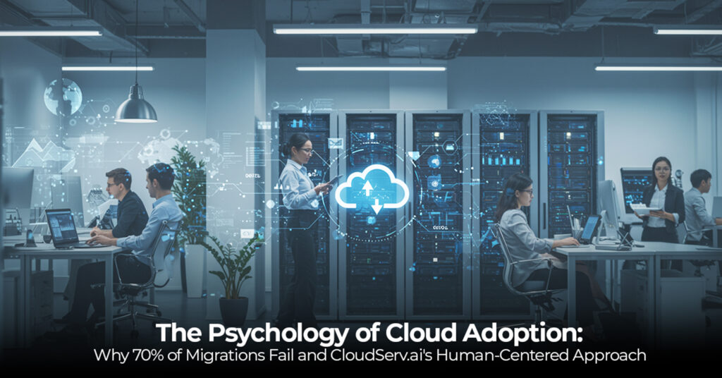 The Psychology of Cloud Adoption- Why 70% of Migrations Fail and CloudServ.ai's Human-Centered Approach