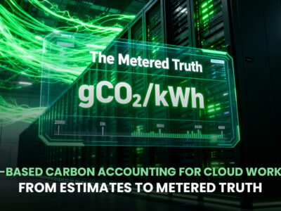 Power-Based Carbon Accounting for Cloud Workloads- From Estimates to Metered Truth