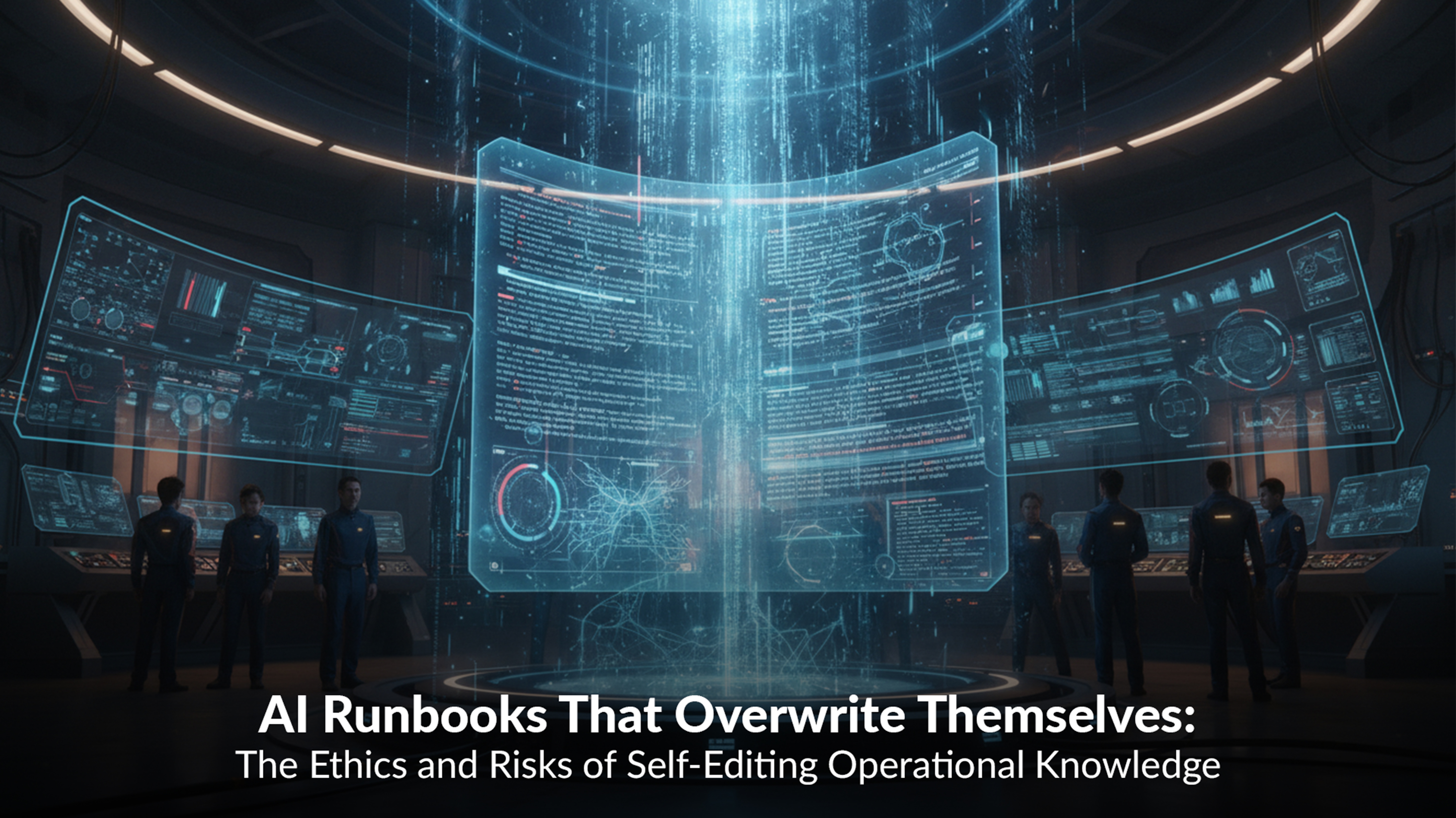 AI Runbooks That Overwrite Themselves- The Ethics and Risks of Self-Editing Operational Knowledge