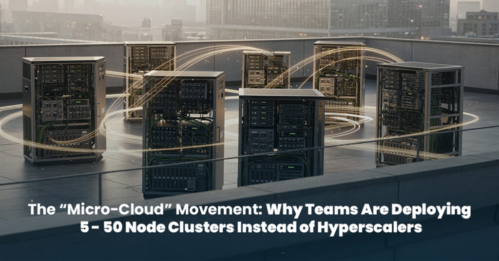 The “Micro-Cloud” Movement- Why Teams Are Deploying 5 - 50 Node Clusters Instead of Hyperscalers