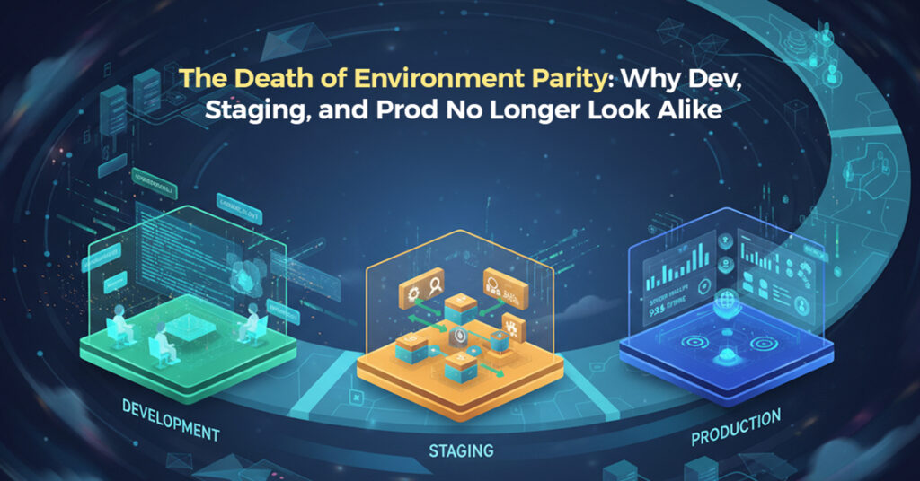 The Death of Environment Parity- Why Dev, Staging, and Prod No Longer Look