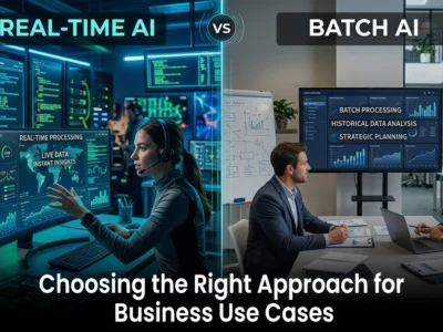 Real-Time AI vs Batch AI: Choosing the Right Approach for Business Use Cases